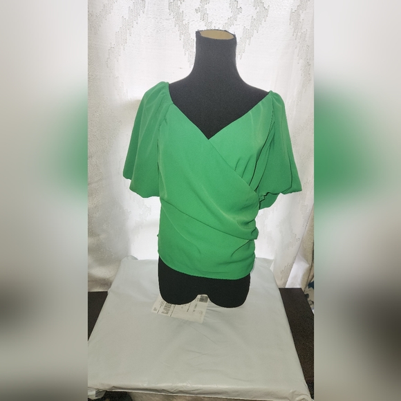 None Tops - GREEN BLOUSE FINAL OFFER @!